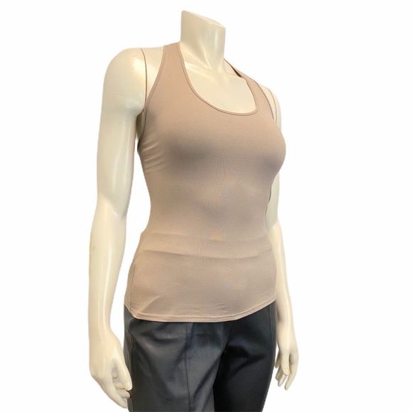 Alo Racerback Tank Top Brown - Picture 3 of 3